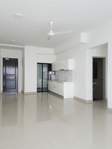 Open-concept living and kitchen