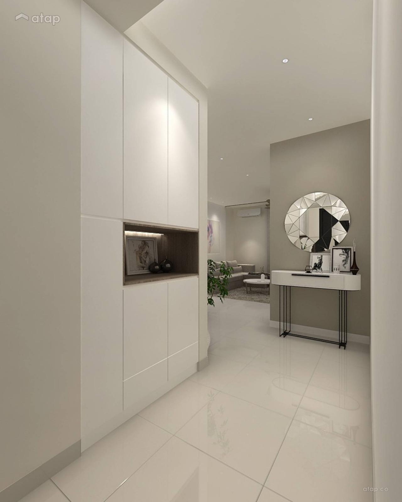 Designer interior styling concept for a managed unit